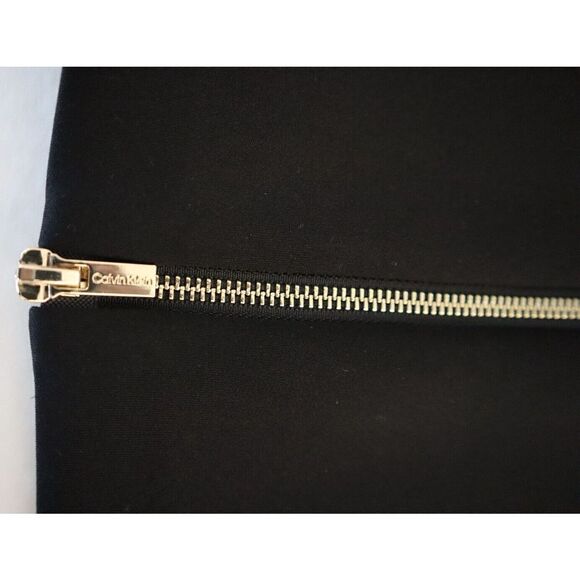 Calvin Klein CD2M153F Women's Sz 2 Black Asymmetrical Sheath Dress - Picture 12 of 16